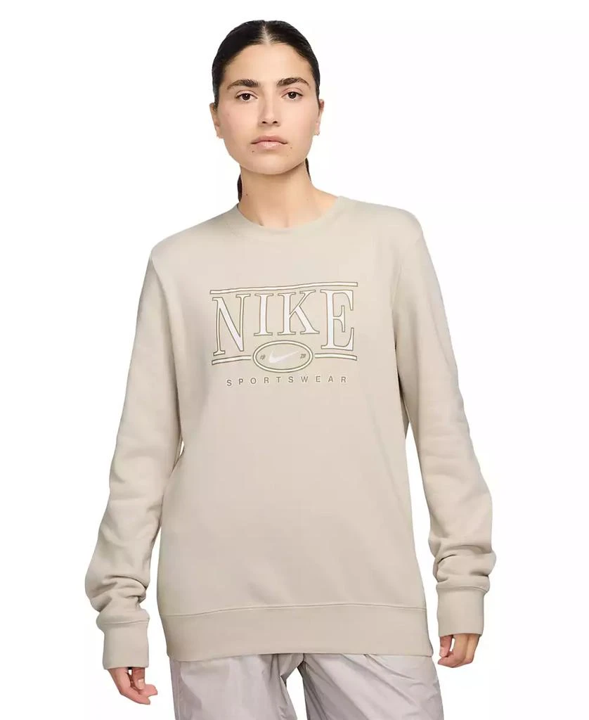 NIKE Sportswear Women's Club Fleece Crewneck Sweatshirt 1