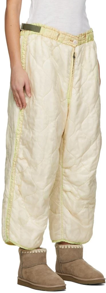 NOTSONORMAL Yellow Polyester Trousers 2