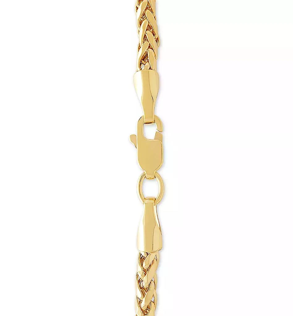 Italian Gold Wheat Link 22" Chain Necklace in 14k Gold 4