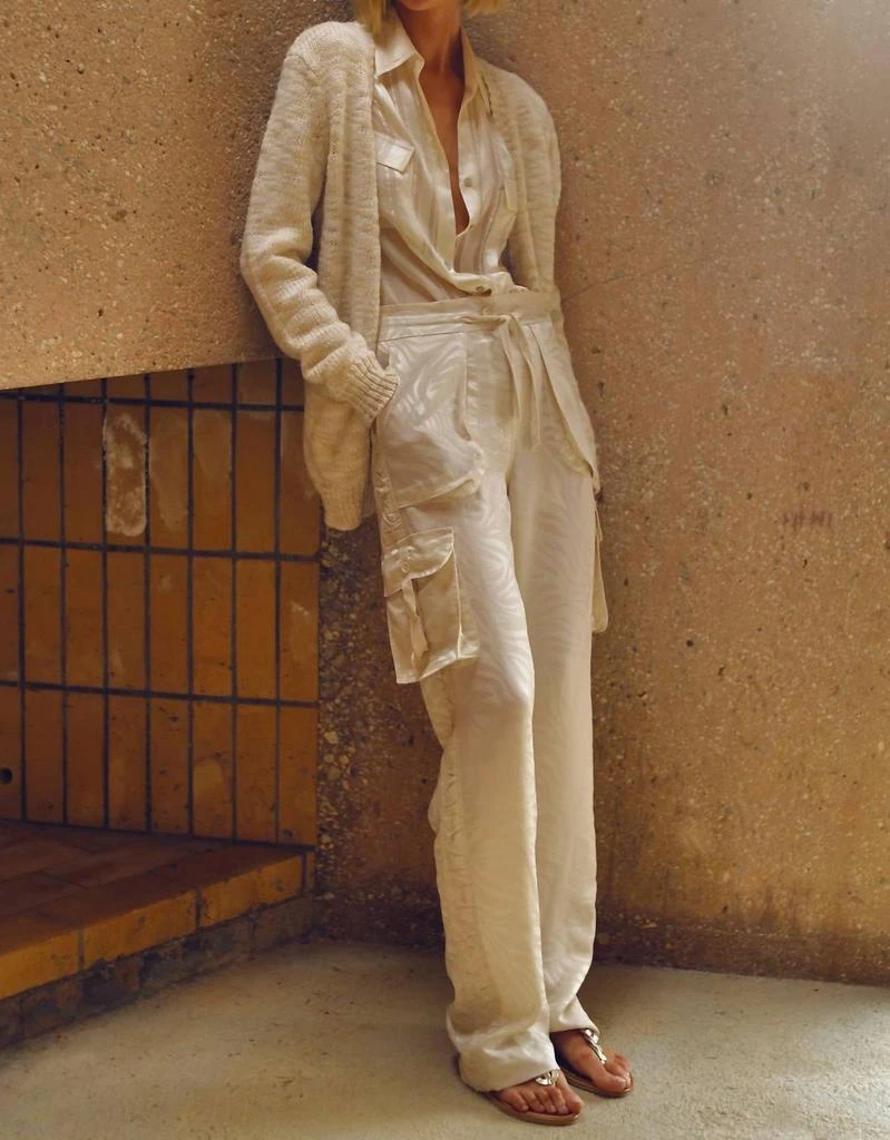 Le Superbe Santa Cruz Cargo Pant In Cream 2