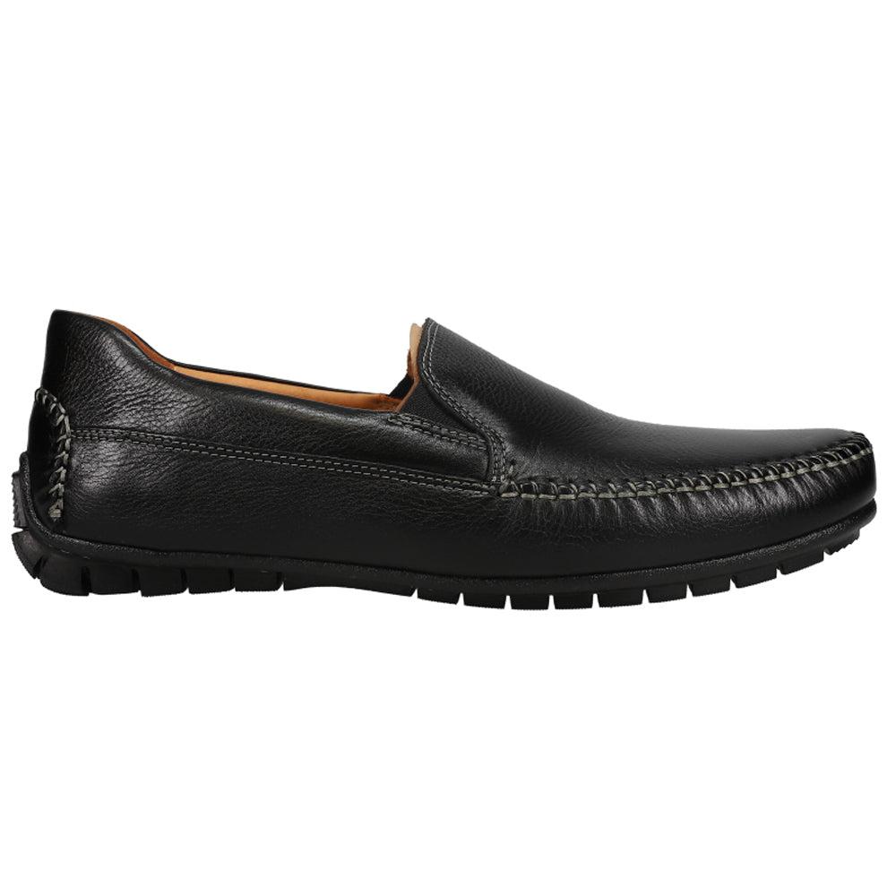 Johnston & Murphy Cort Whipstitch Venetian Slip On Moc Toe Dress Shoes