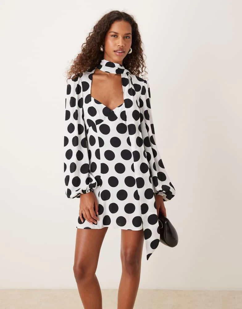 black mini midi dress Mini Nod Silk Rope MIDI Dress