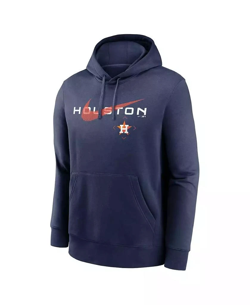 NIKE Men's Navy Houston Astros Swoosh NeighborHOOD Pullover Hoodie 3