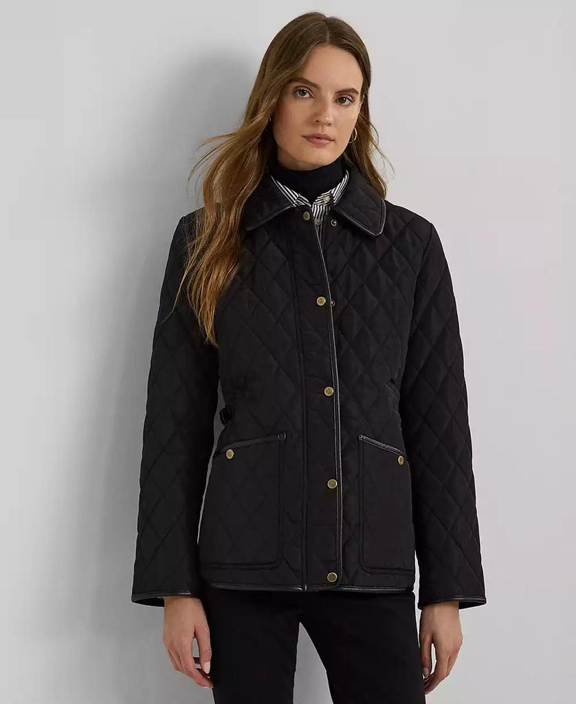 Ralph Lauren Women's Quilted Velboa-Lined Coat