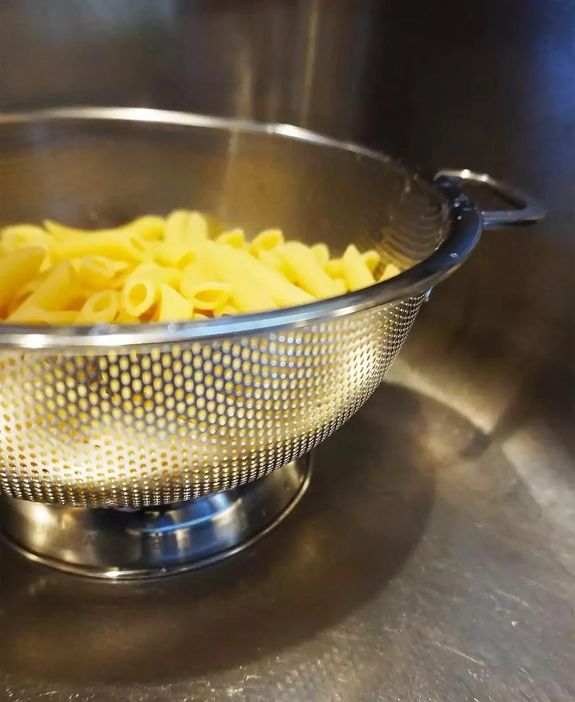 RSVP International Endurance Precision Pierced Stainless Steel 5 Quart Colander 7