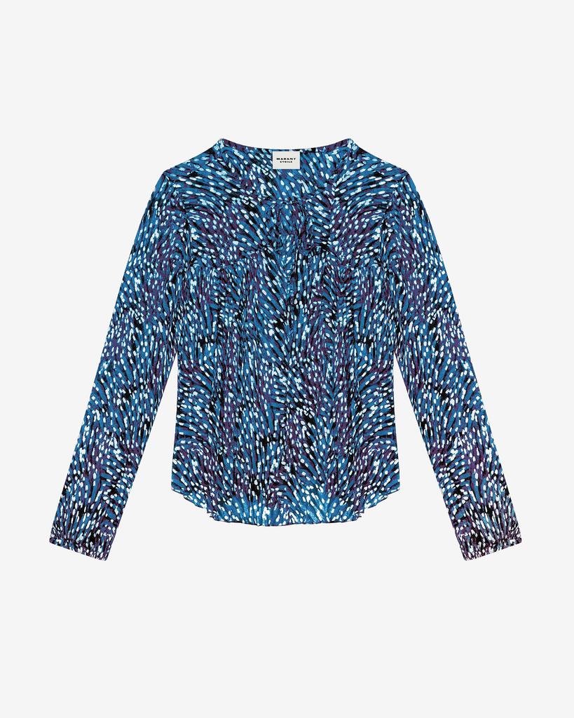 MARANT ÉTOILE MARANT ÉTOILE, DAYTONEA TOP - Women - Blue - 34