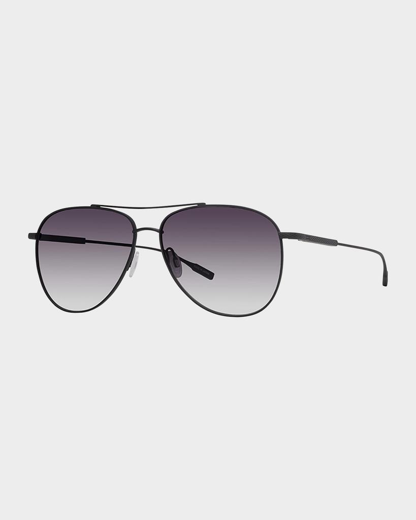 Barton Perreira Trask Titanium Aviator Sunglasses