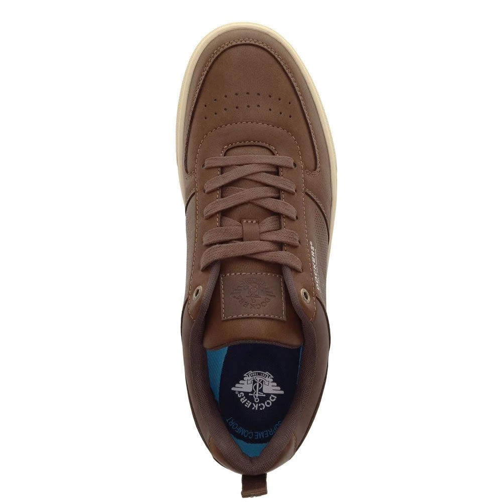 Dockers Mens Landon Synthetic Leather Casual Lace Up Sneaker Shoe 2