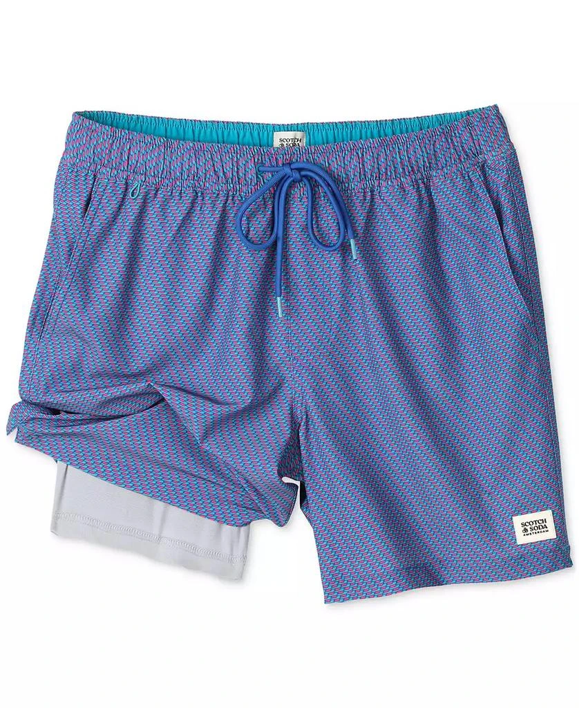 Scotch & Soda Men's Mr. Clean Swim Trunks 1
