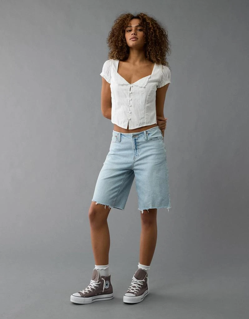 AE AE Cap-Sleeve Corset Blouse 5