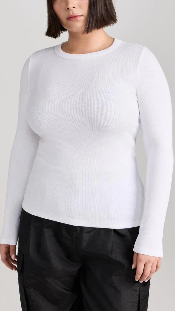 Enza Costa Textured Rib Crew Tee 7