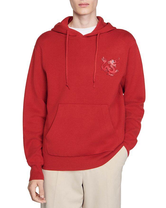 Sandro Dragon Pullover Hoodie