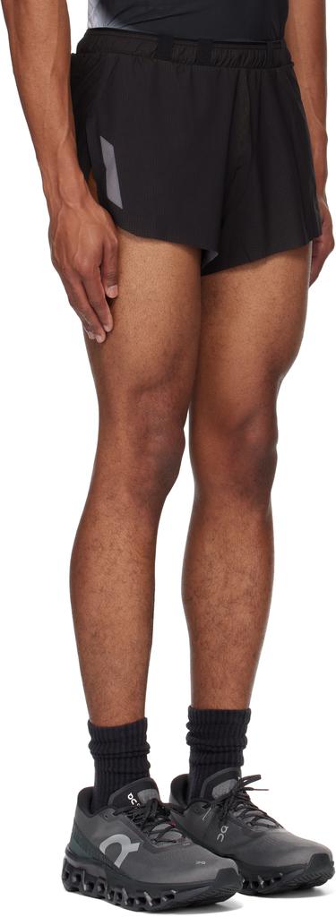 Soar Running Black Marathon Shorts