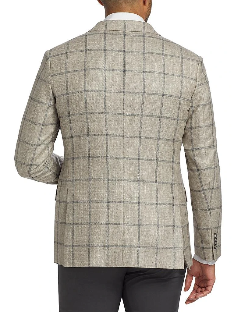 Saks Fifth Avenue COLLECTION Plaid Wool-Blend Sportcoat 5