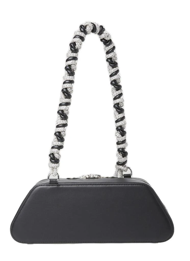 Kara Kara Rhombus Braided Strap Embellished Shoulder Bag 2