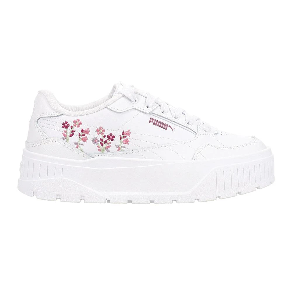 Puma Karmen II Idol Novelty Embroidered Floral Lace Up Sneakers 1