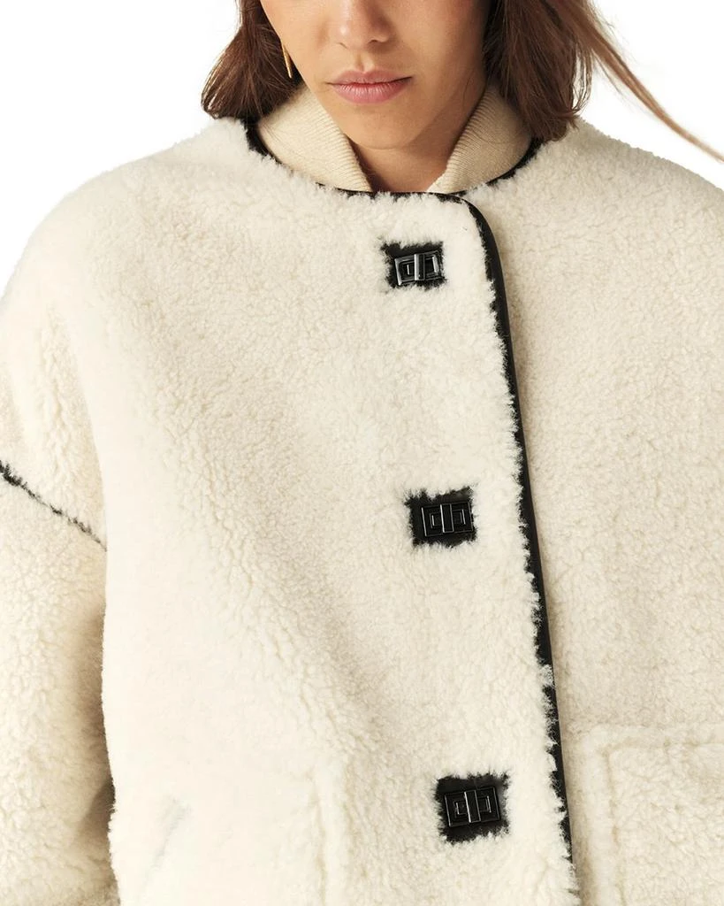 ba&sh Manteau Faxu Shearling Coat 4