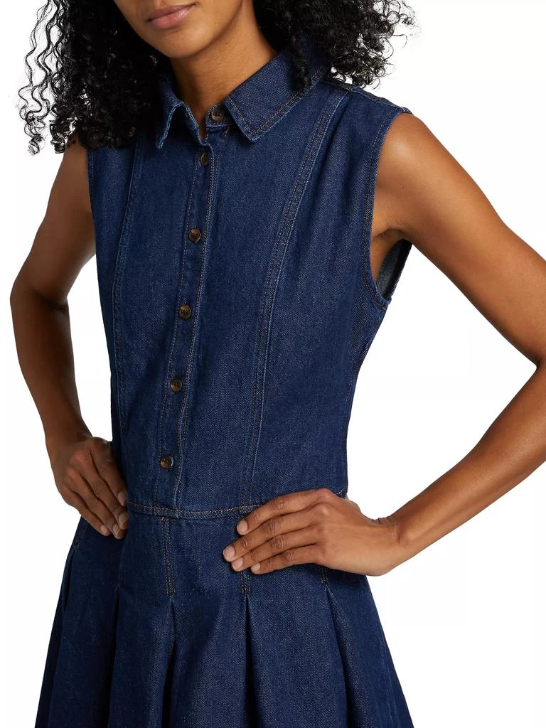 Reformation Arella Denim Sleeveless Minidress 6