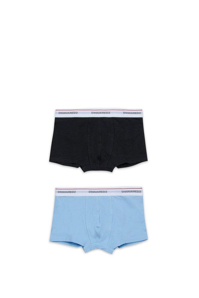 DSQUARED2 Dsquared2 Kids Set Of Two Logo Waistband Boxers