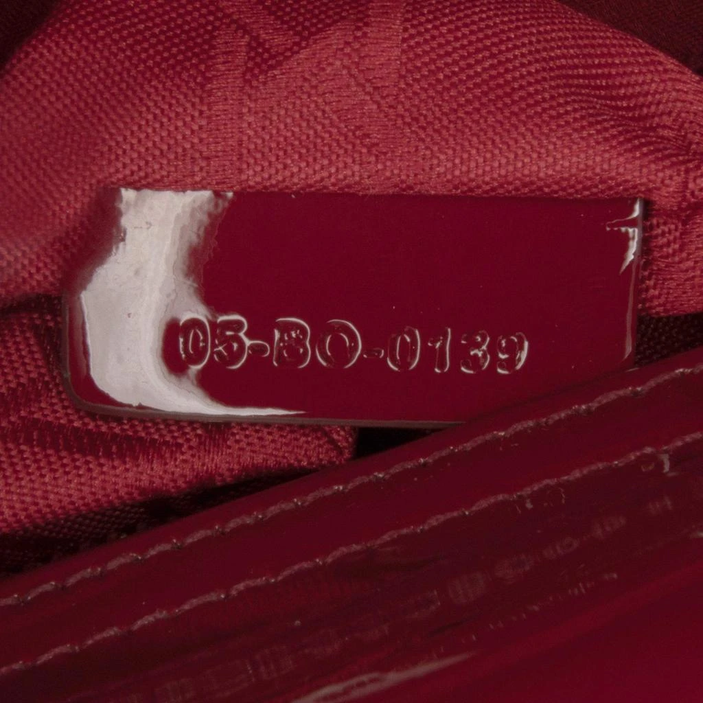 Dior Dior Red Mini Patent Cannage Lady Dior 7
