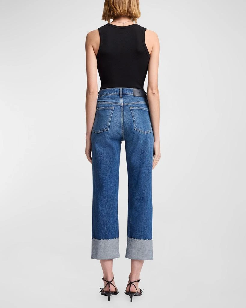 7 For All Mankind Logan Cuffed Stovepipe Jeans 3