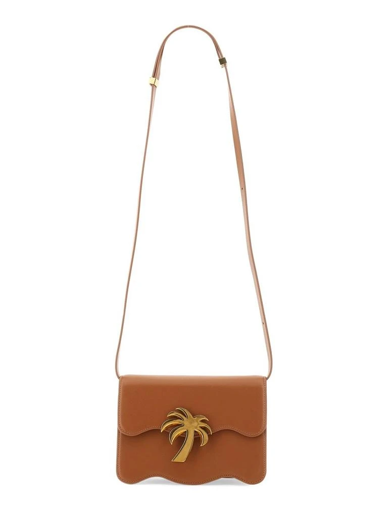 Palm Angels Palm Angels Palm Tree Logo Plaque Shoulder Bag 1