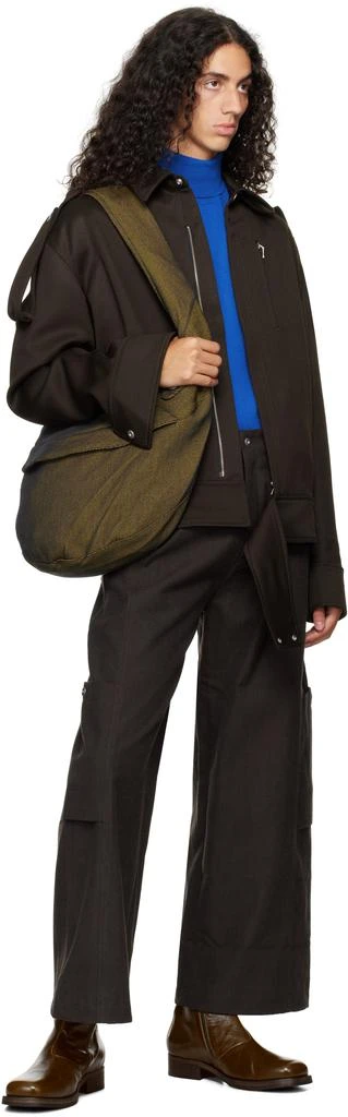 Omar Afridi Brown Battle Dress Jacket 4
