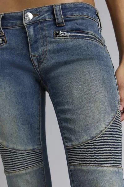 True Religion Tue Religion Becca Moto Low Rise Bootcut Jean 5