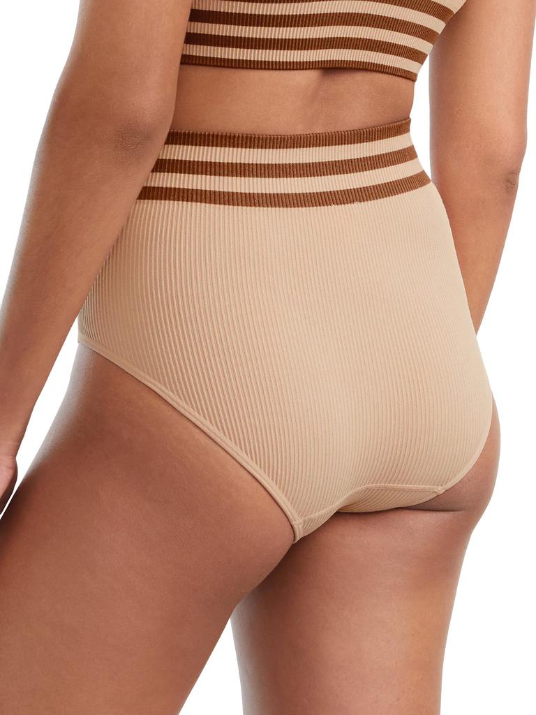 Bare Women's The Ribbed Seamless High-Waist Brief