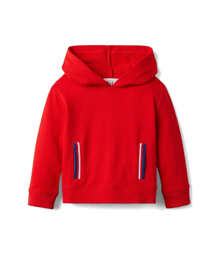 Janie and Jack Striped Pocket Hooded Sweatshirt (Toddler/Little Kids/Big Kids) 1