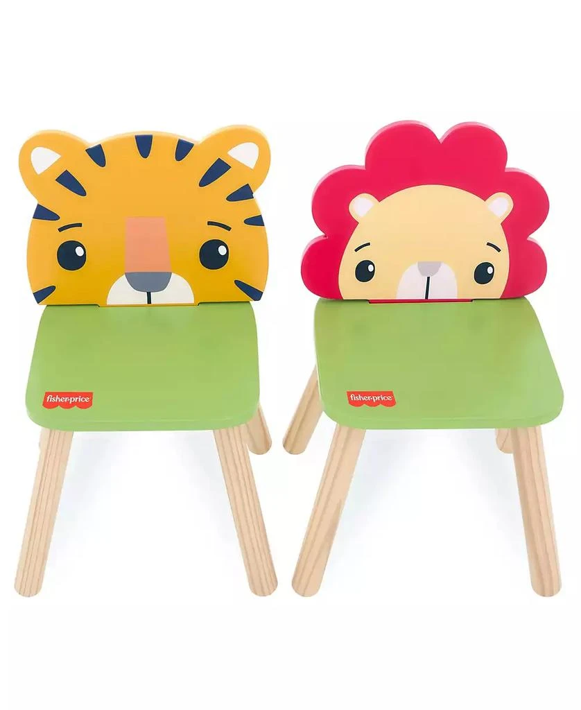Dream On Me Fisher Price Animal Kingdom Table 
Chair in Jungle Print 9