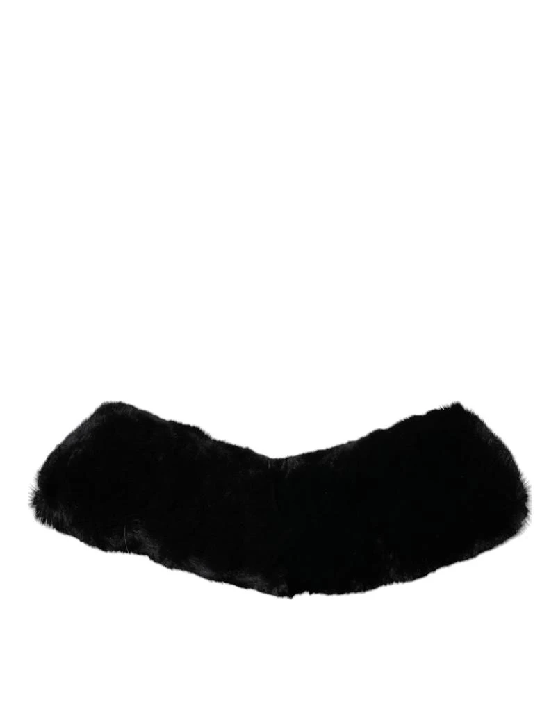 Dolce 
Gabbana Lamb Fur Collar Women Neck Wrap Women
s Scarf 2