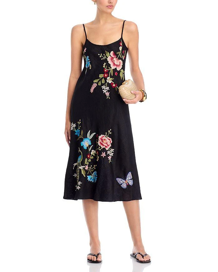 Embroidered Linen Slip Dress  On Sale Now with Up to 31% Off | Discover  Exclusive Deals & Savings at BeyondStyle  Authentic Johnny Was dress|women  with Limited-Time Discounts, Free Shipping, and