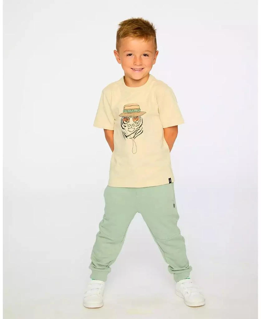 Deux par Deux Baby Boys French Terry Sweatpants Mint Green 3