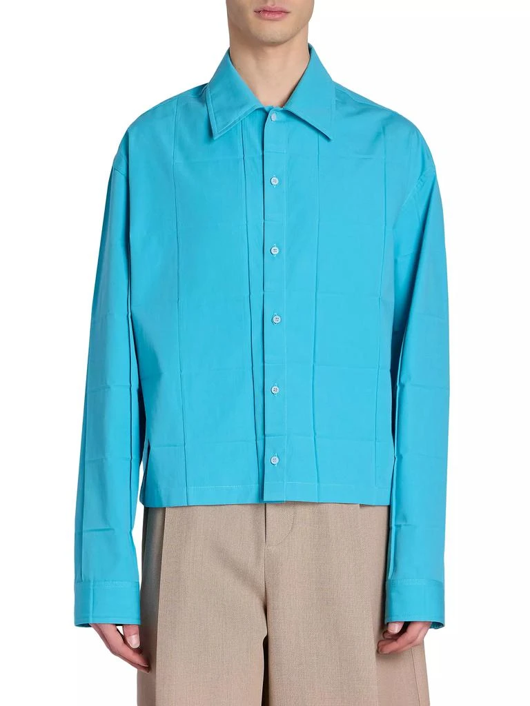 Jacquemus Cotton-Blend Button-Front Shirt 3