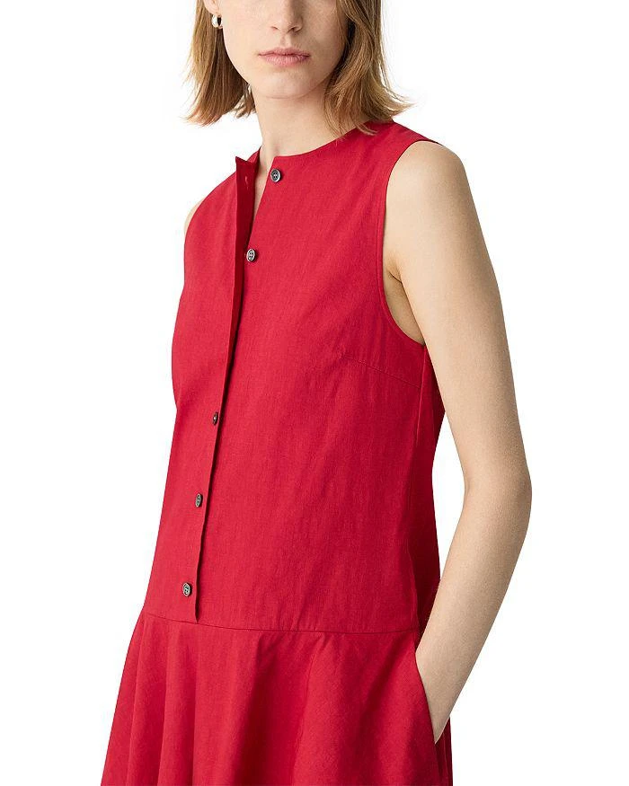 Sleeveless Linen Blend Mini Dress  On Sale Now with Up to 71% Off |  Discover Exclusive Deals & Savings at BeyondStyle  Authentic Theory dress|women  with Limited-Time Discounts, Free Shipping, and