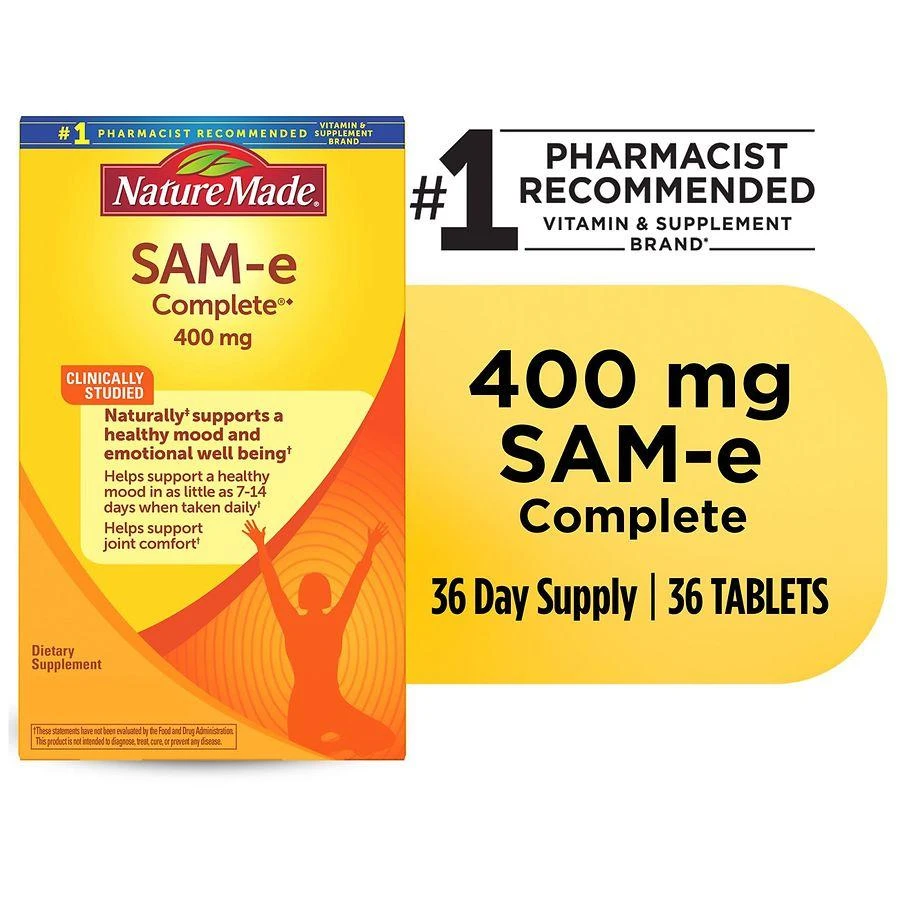 Nature Made SAM-e Complete 400 mg Tablets 8