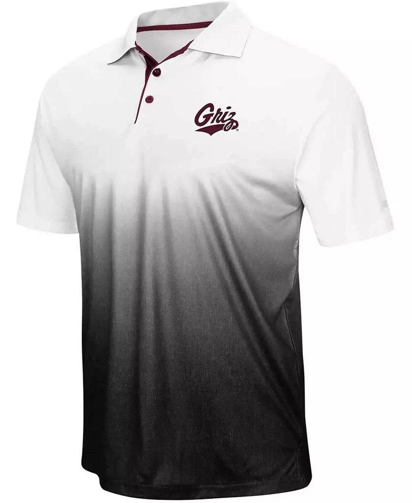 Colosseum Men's Gray Montana Grizzlies Magic Team Logo Polo 2