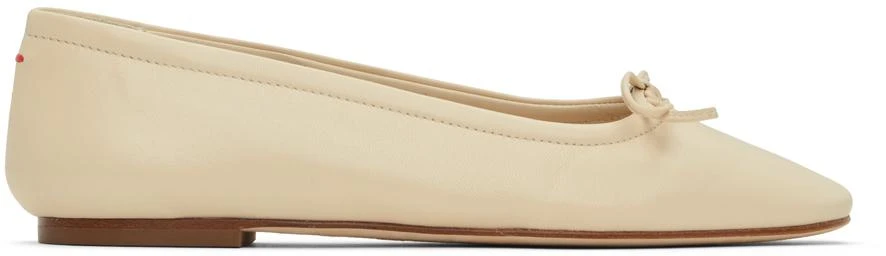 AEYDE Off-White Delfina Ballerina Flats 1