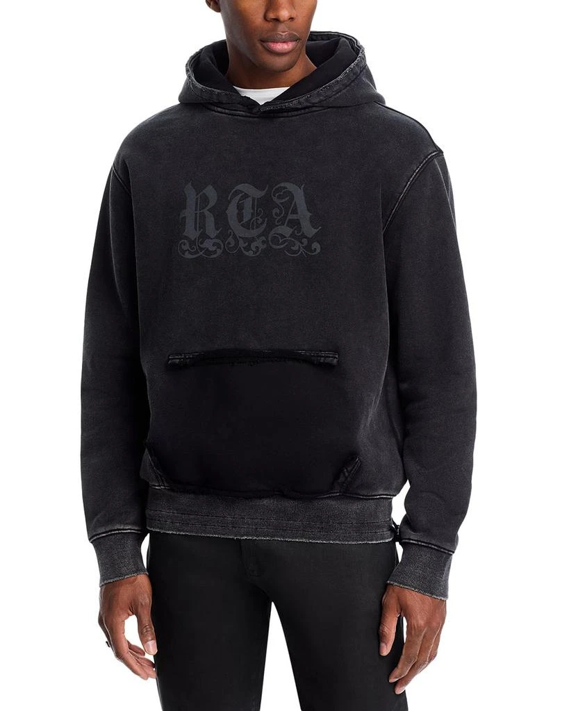 RTA Relaxed Fit Jordan Black Purgatory Hoodie 1