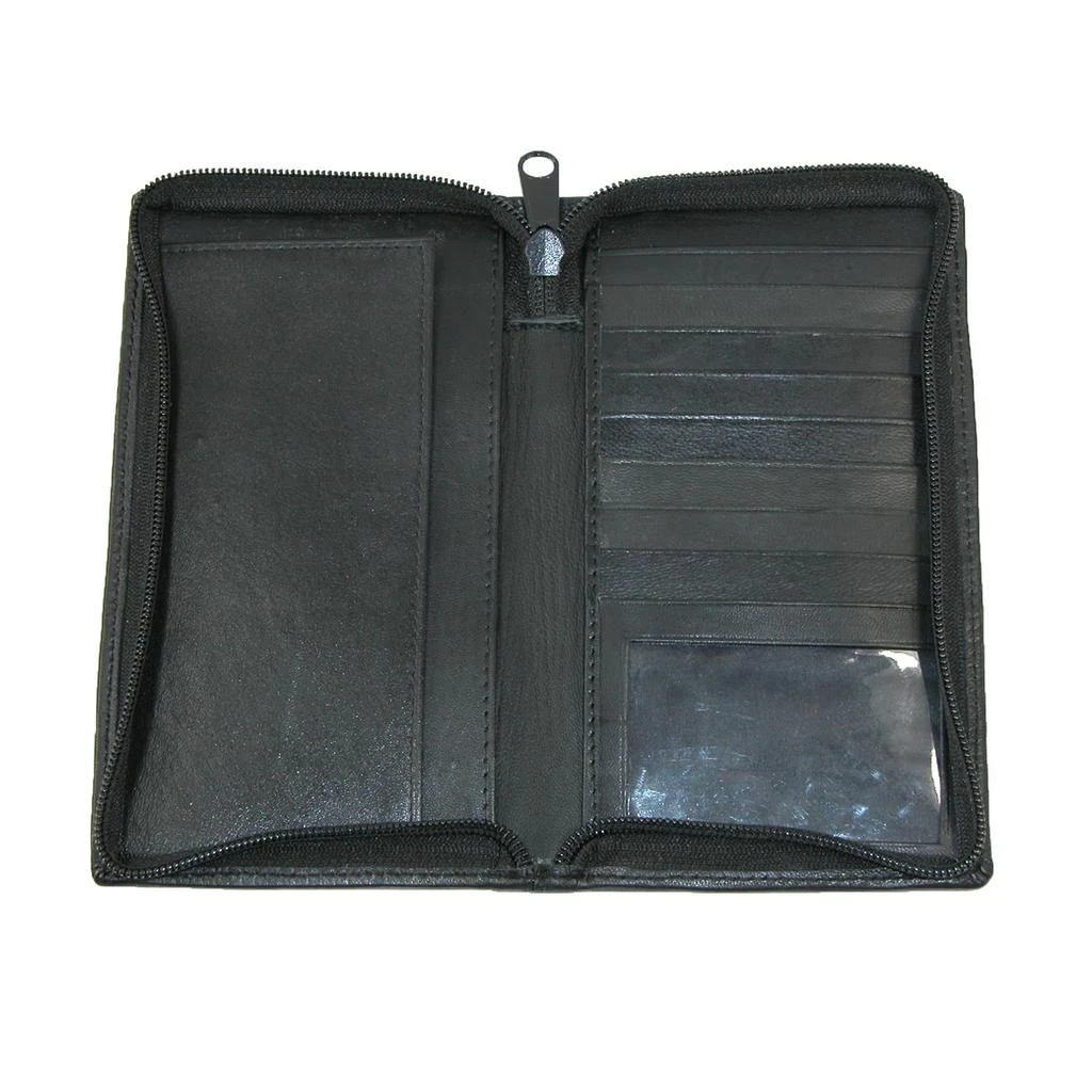 Paul 
Taylor Leather Zippered Checkbook Cover and Wallet 2