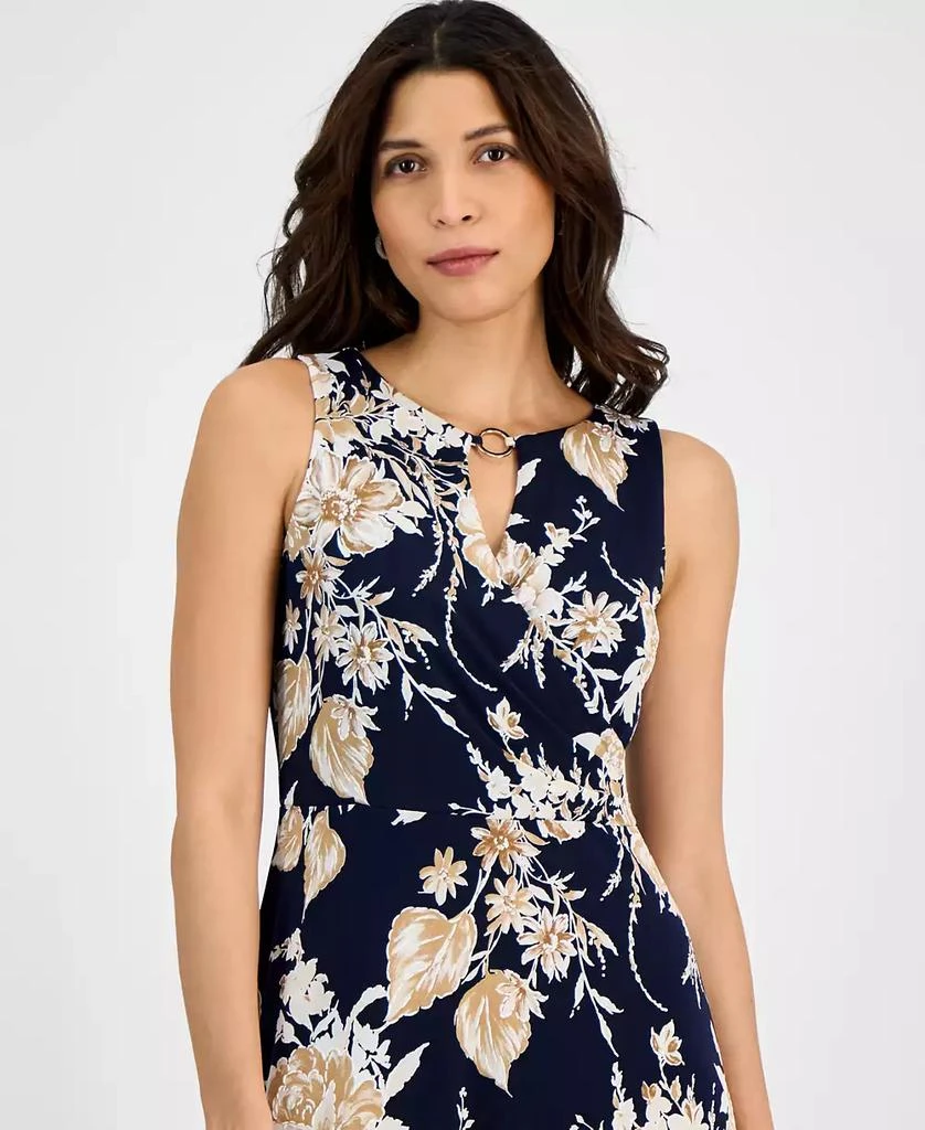 Sandra Darren Women's Floral-Print Keyhole Maxi Dress 2