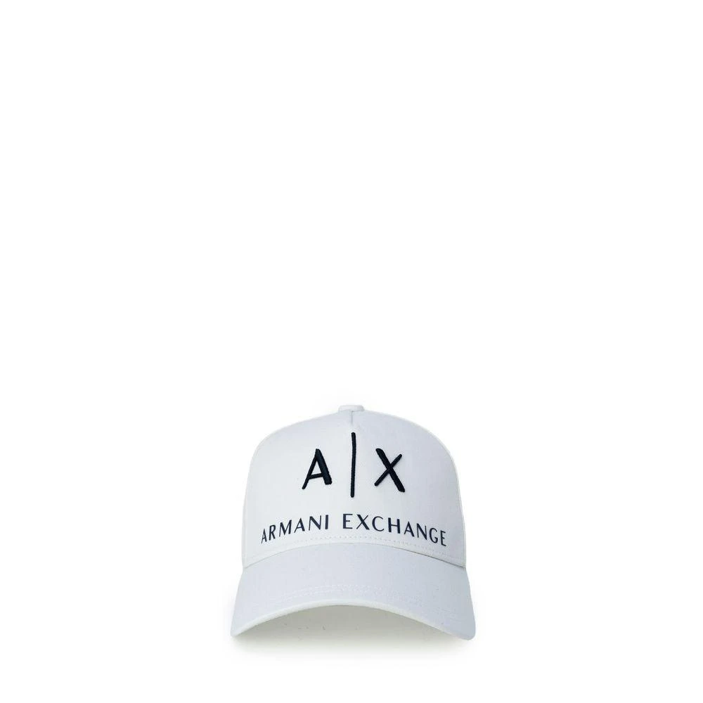 Armani Exchange Cream Cotton Hats & Cap 1