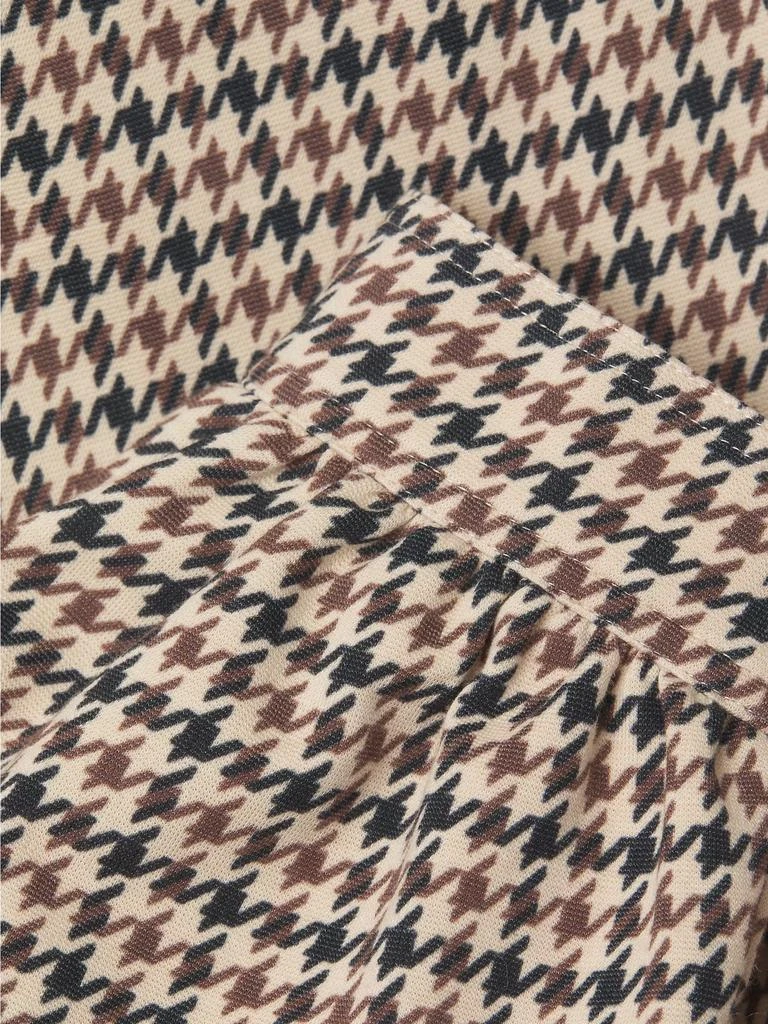 Weekend Max Mara Vetta Houndstooth Jersey Belted Minidress 6