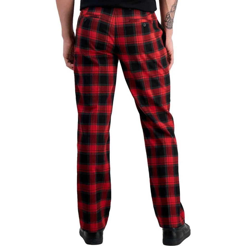 INC International Mens Slim Fit Plaid Suit Pants 2