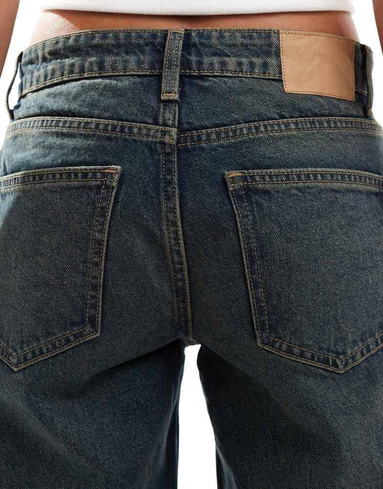 Cotton:On Cotton On low rise straight jean in rust blue 2