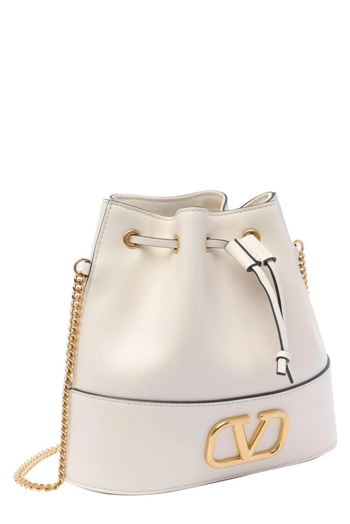 Valentino Valentino VLogo Signature Drawstring Mini Bucket Bag 3