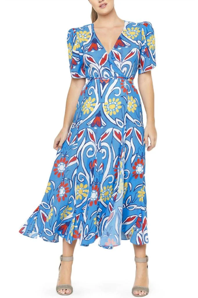 De Loreta De Loreta - Izula Izula Wrap Dress Jaleo Celeste 3
