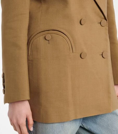 BLAZÉ MILANO Everyday linen, wool, and mohair blazer 6