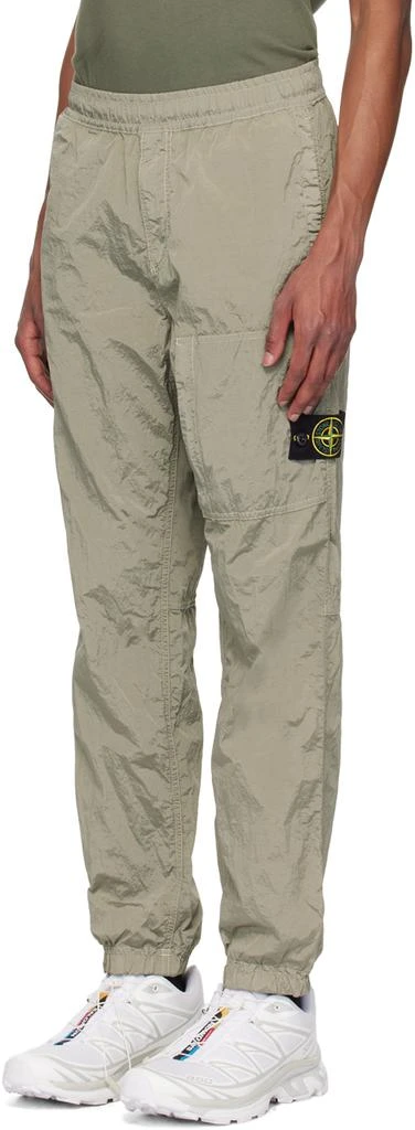 Stone Island Khaki Nylon Metal Sweatpants 4